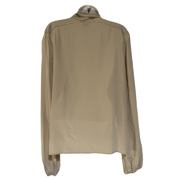 Lanvin Silk Tie Ruffle Collar 42 - Picture 2 of 8